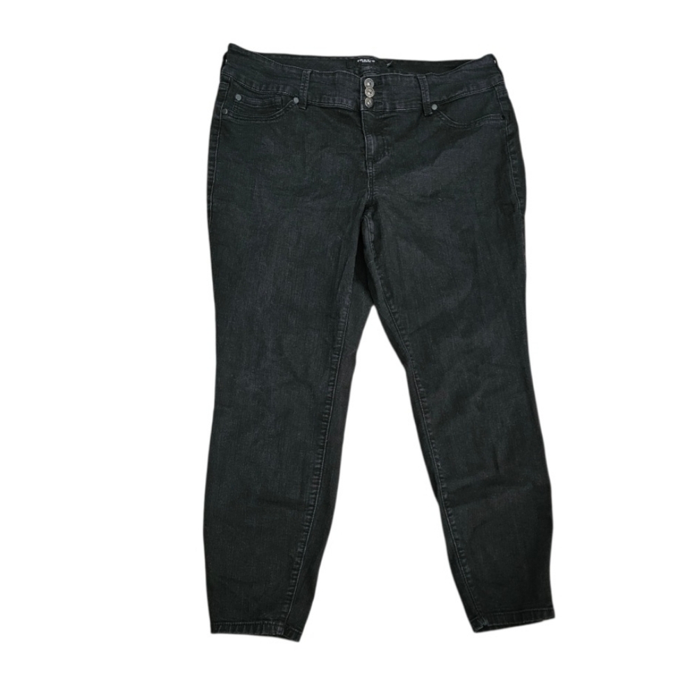 Torrid Black Skinny Jeans Size 20S Stretch Denim